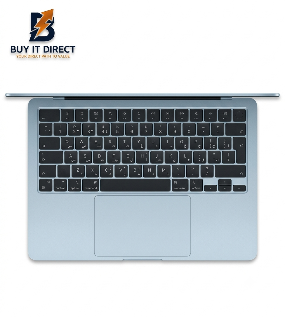 Apple MacBook Air - 13.6" / M5 / 10-Core CPU / 10-Core GPU / 16GB RAM / 512GB SSD / Arb/Eng / Sky Blue / 1YW