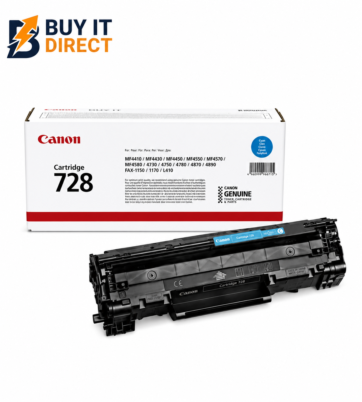 Canon 728 Black Toner Cartridge