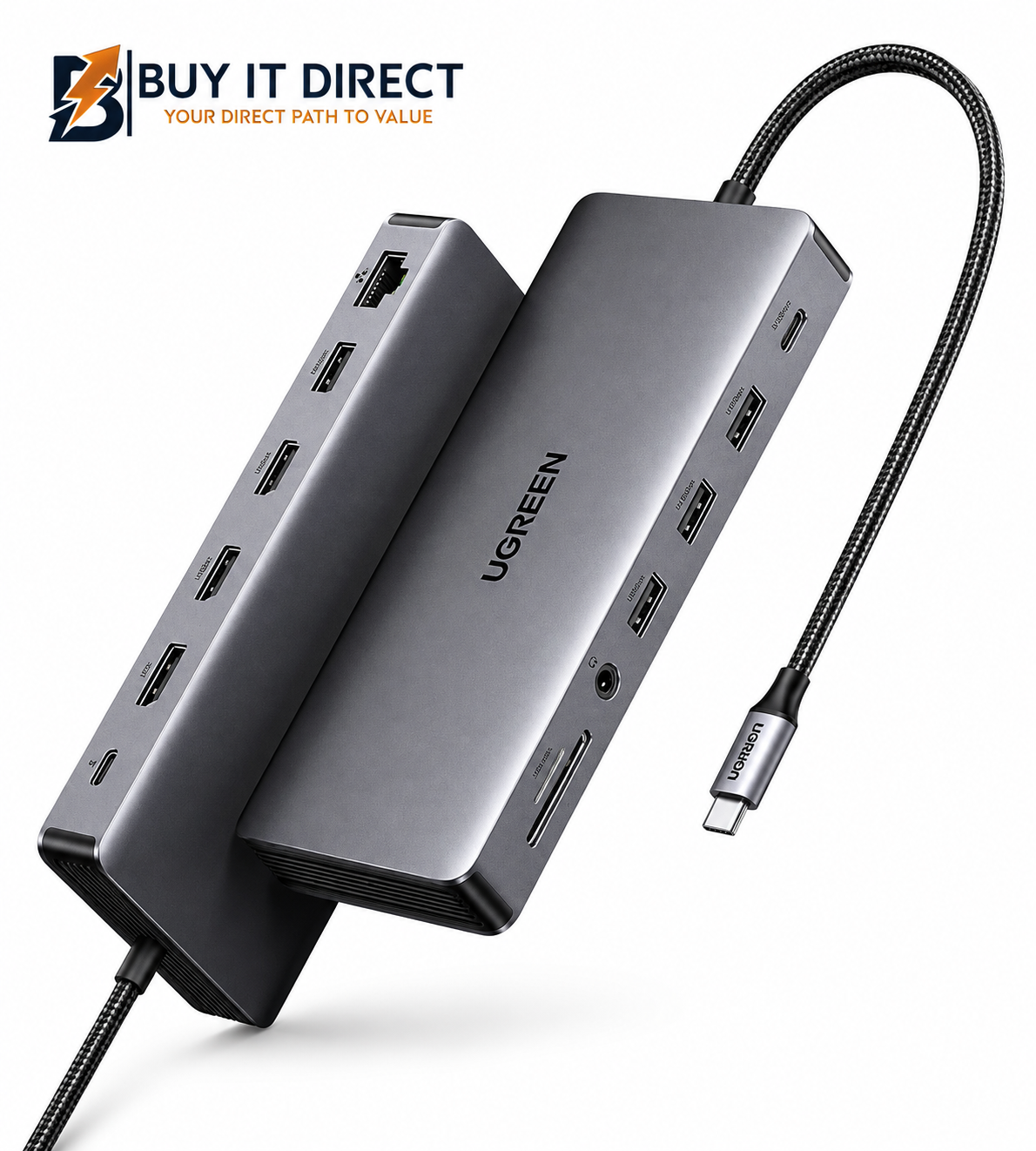 UGREEN Revodok Pro 313 13 In 1 USB C Docking Station Triple Display 4K 100W PD