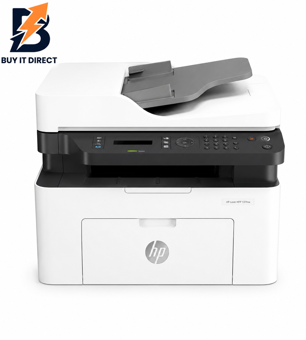 HP Laser MFP 137fnw – 20ppm / 1200dpi / A4 / USB / LAN / Wi-Fi / FAX / Mono Laser Printer – (4ZB84A)