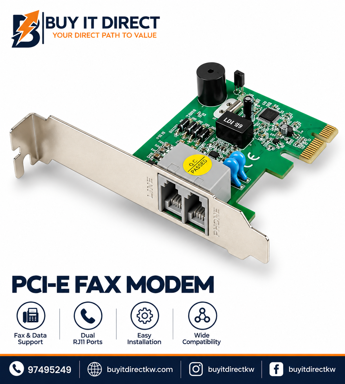 مودم فاكس PCI-E