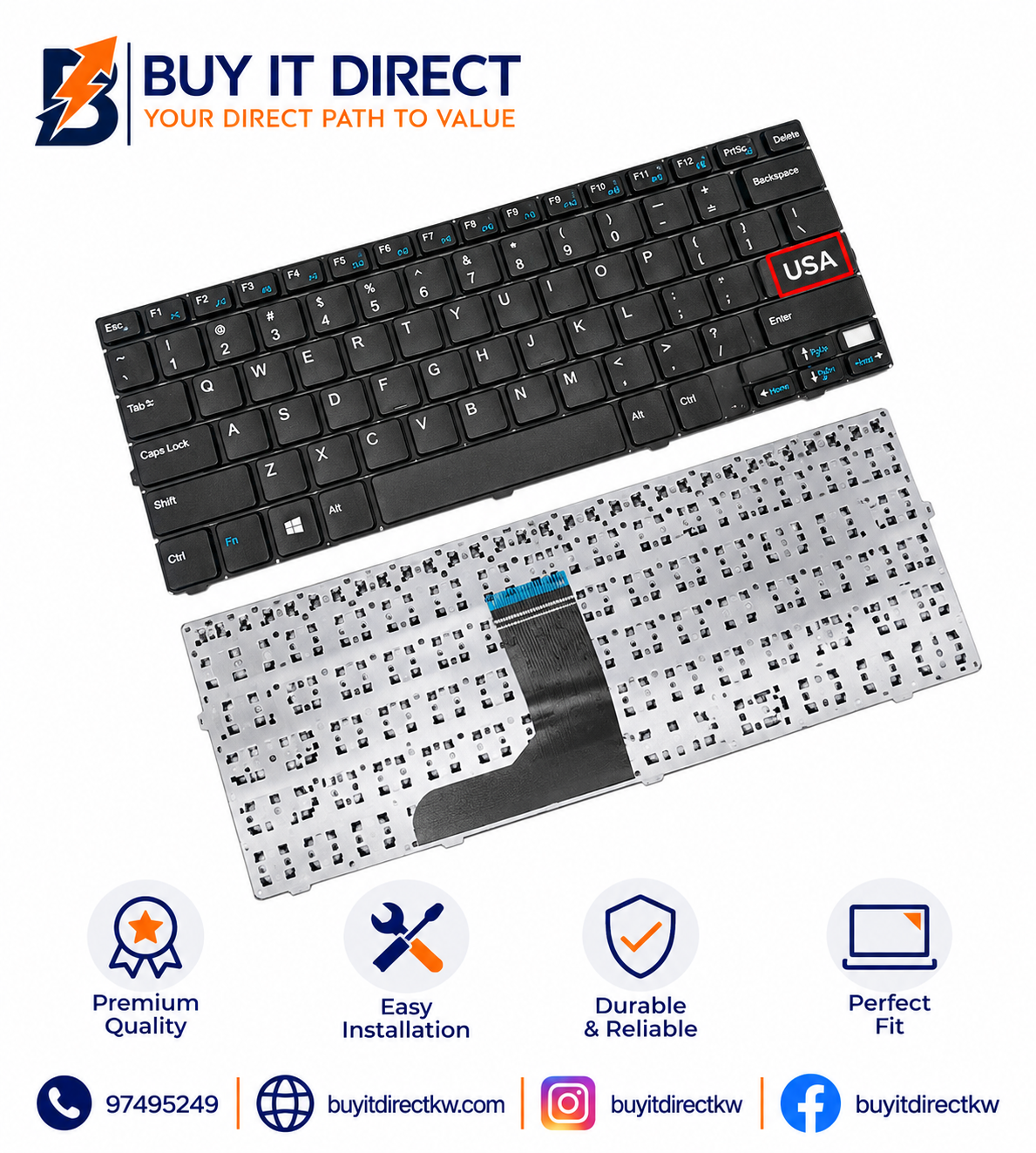 Dell Inspiron P20T 11 3000 11 3147 11 3148 Laptop Keyboard US English Arabic Layout