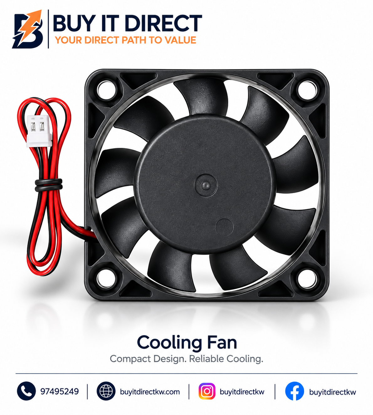 Fan 5*5*1 CM 12V