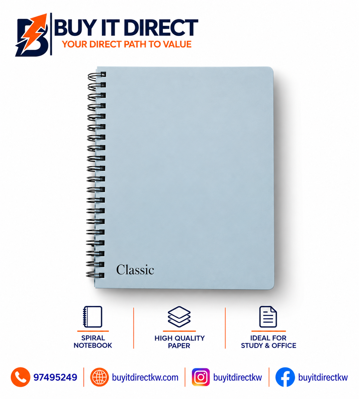 Notebook 60 Sheets 10x8 Inches