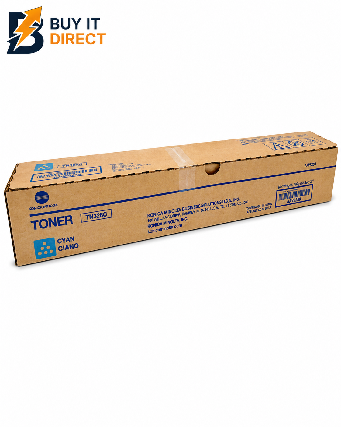 خرطوشة تونر Konica Minolta TN328C السماوية