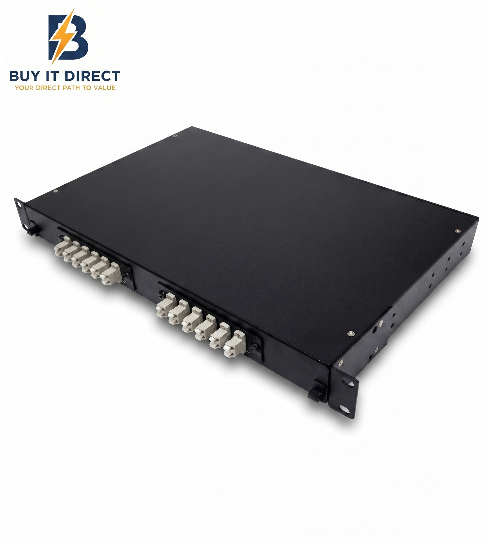 Lc Fibre Optic Duplex Patch Panel 24 Adapter