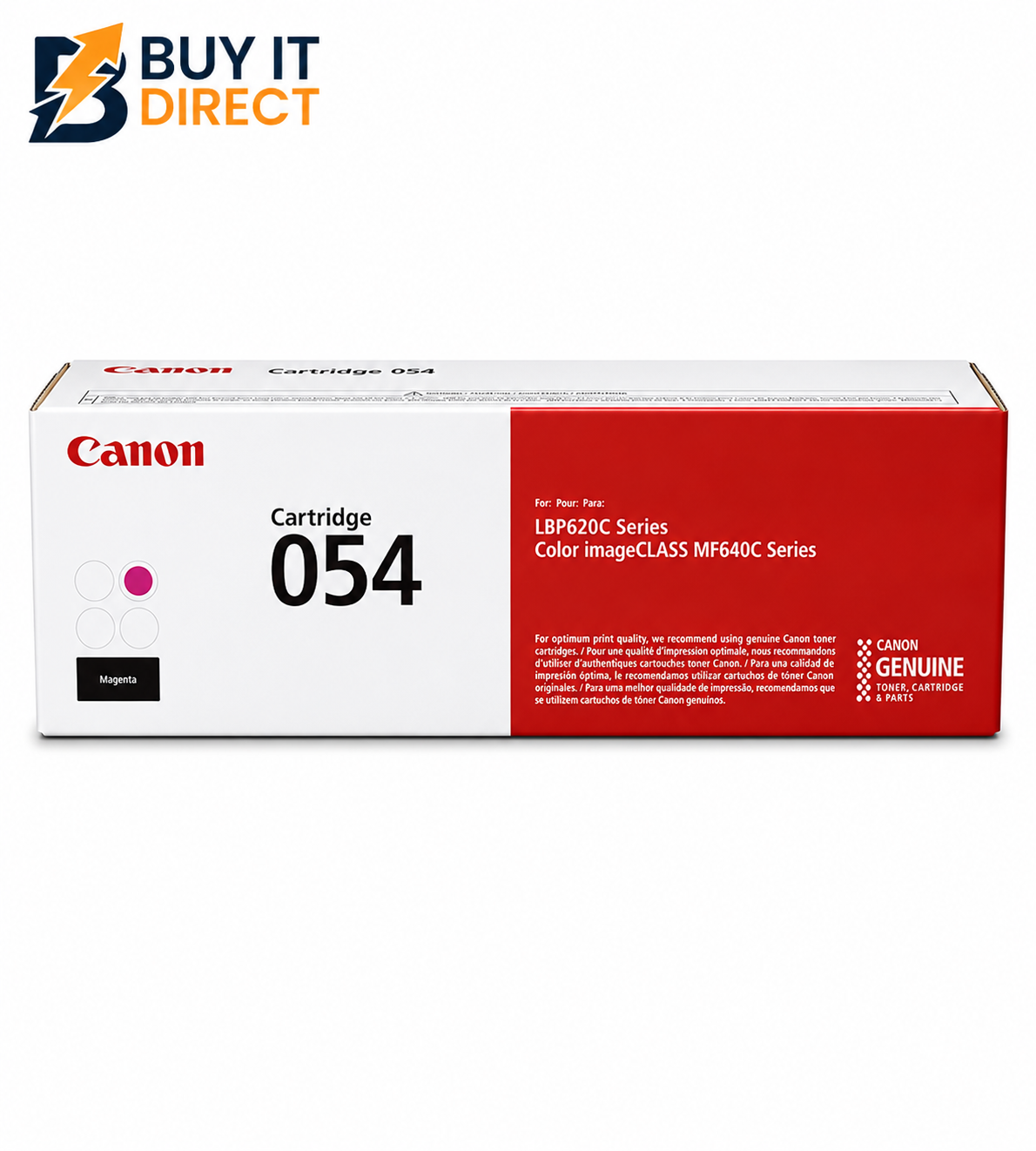 Canon 054 Magenta Toner Cartridge – 1.2K Pages / Magenta Color / Toner Cartridge