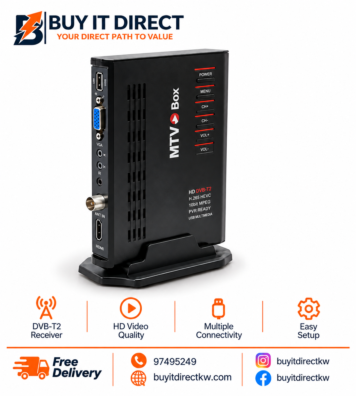 TV Box AV Input to VGA Output Converter