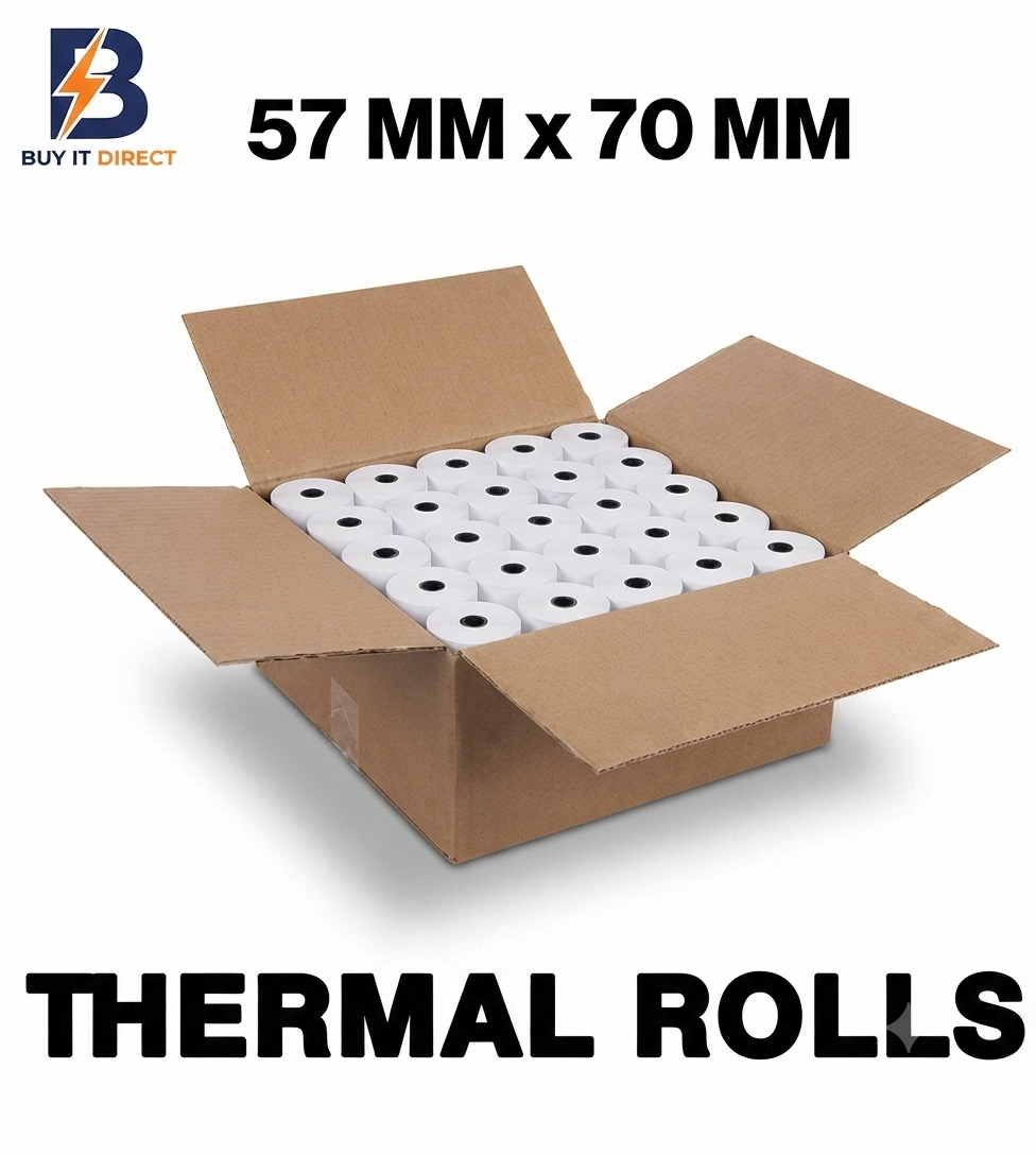 Thermal Roll 57 X 70 Mm (100 Rolls Per Carton)