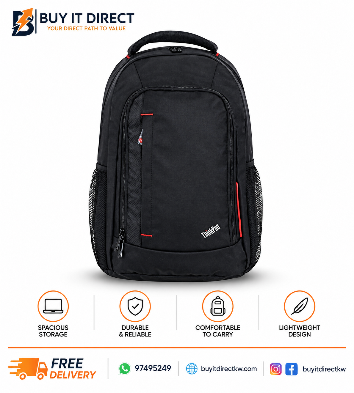 Kingsons 15 Inch Laptop Backpack