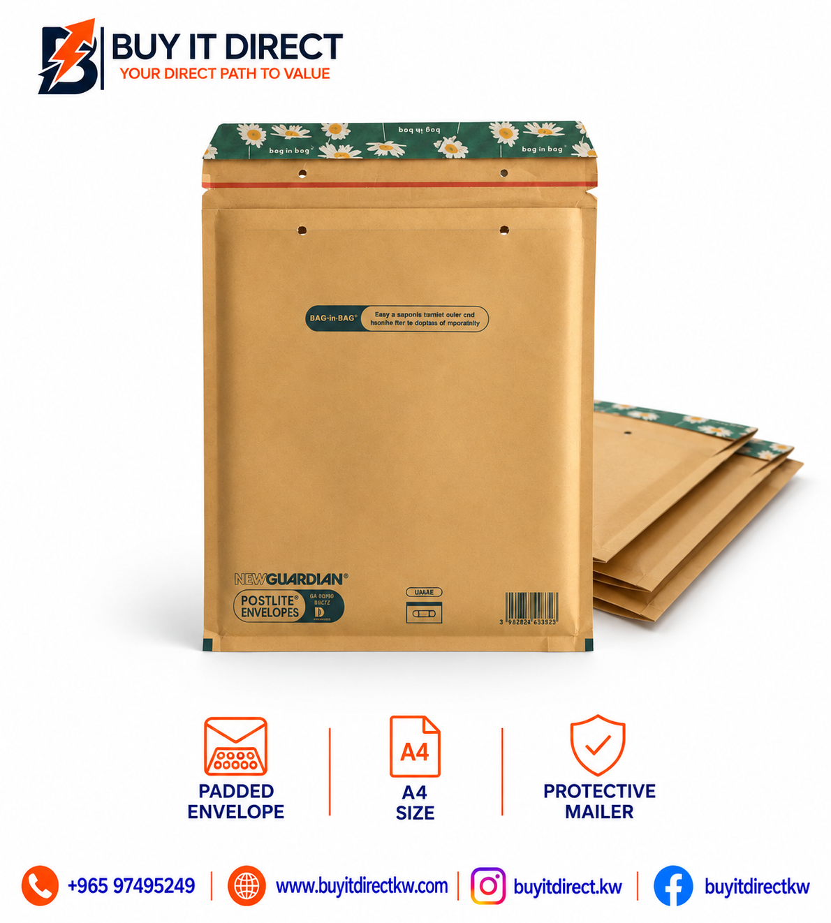 Padded Envelope A4 – Protective Mailing Envelope