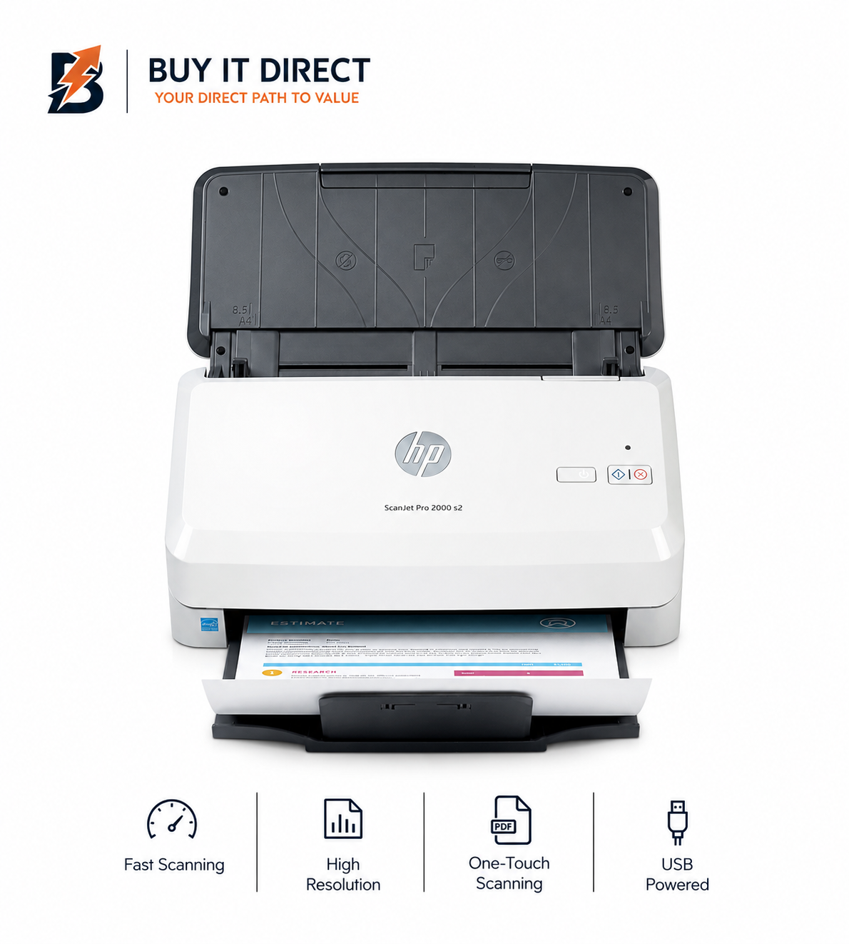HP ScanJet Pro 2000 S2 Sheet Feed Scanner