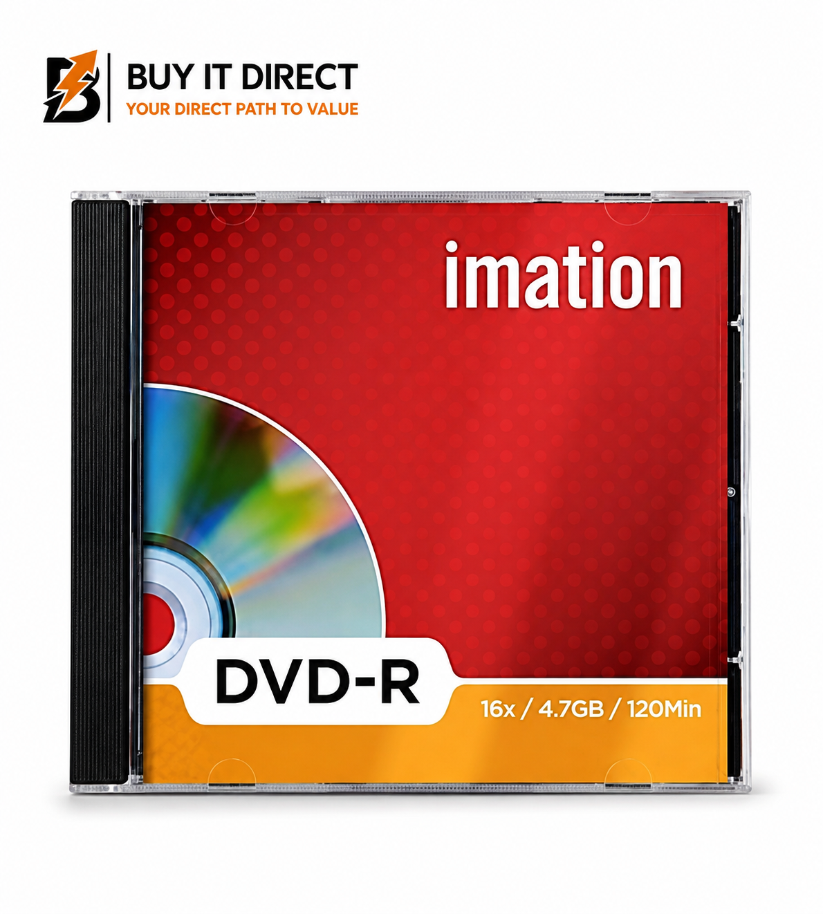 Imation DVD R 4.7GB 16X Blank Discs 10 Pack Jewel Case