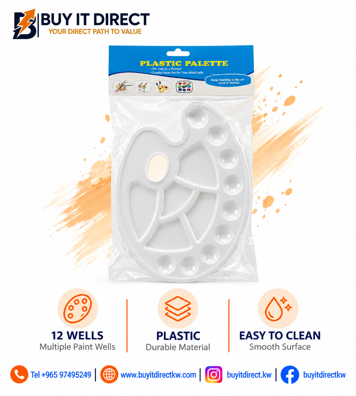 Plastic Paint Palette