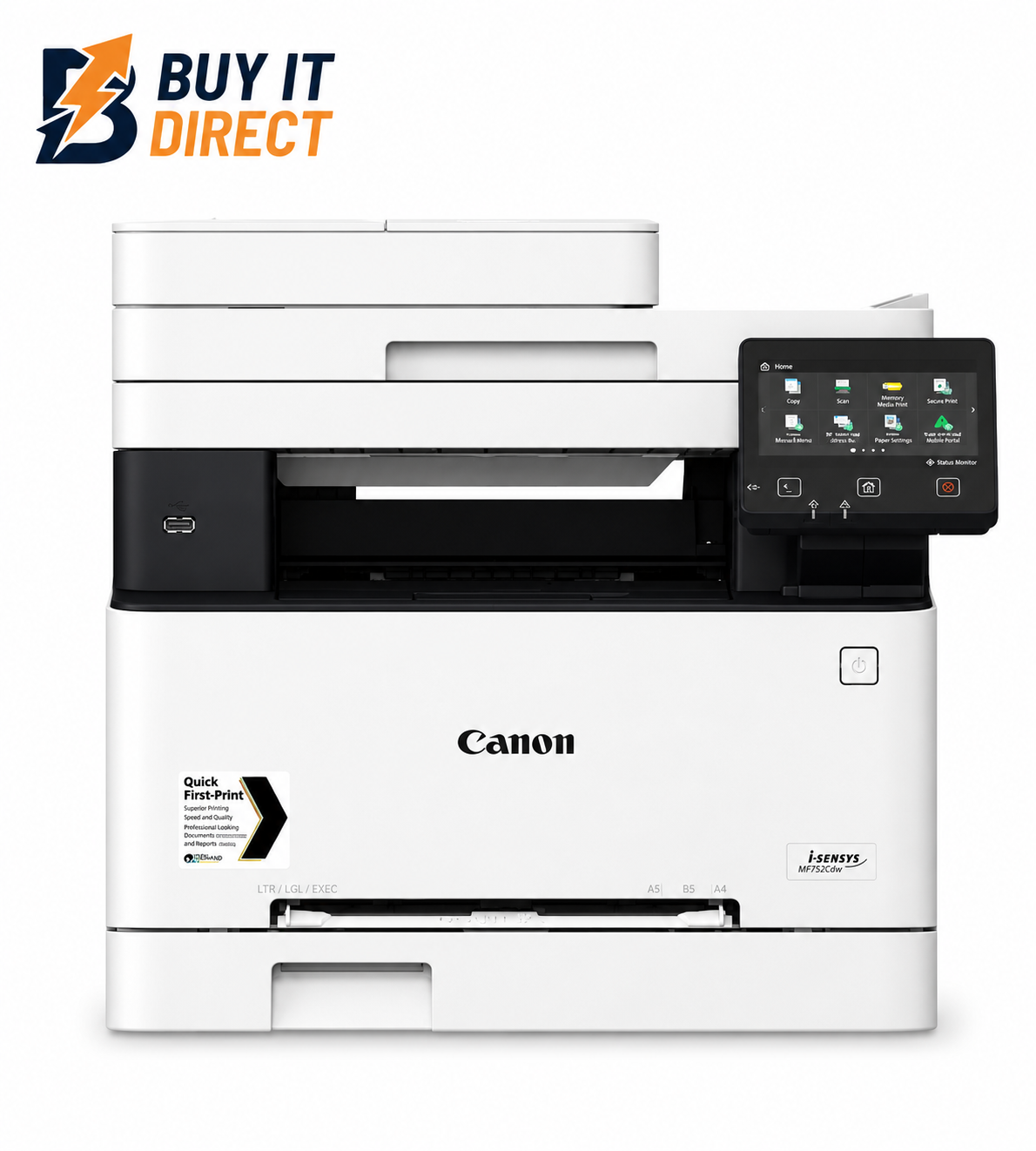 Canon i-Sensys MF643Cdw A4 Color Multifunction Laser Printer – White