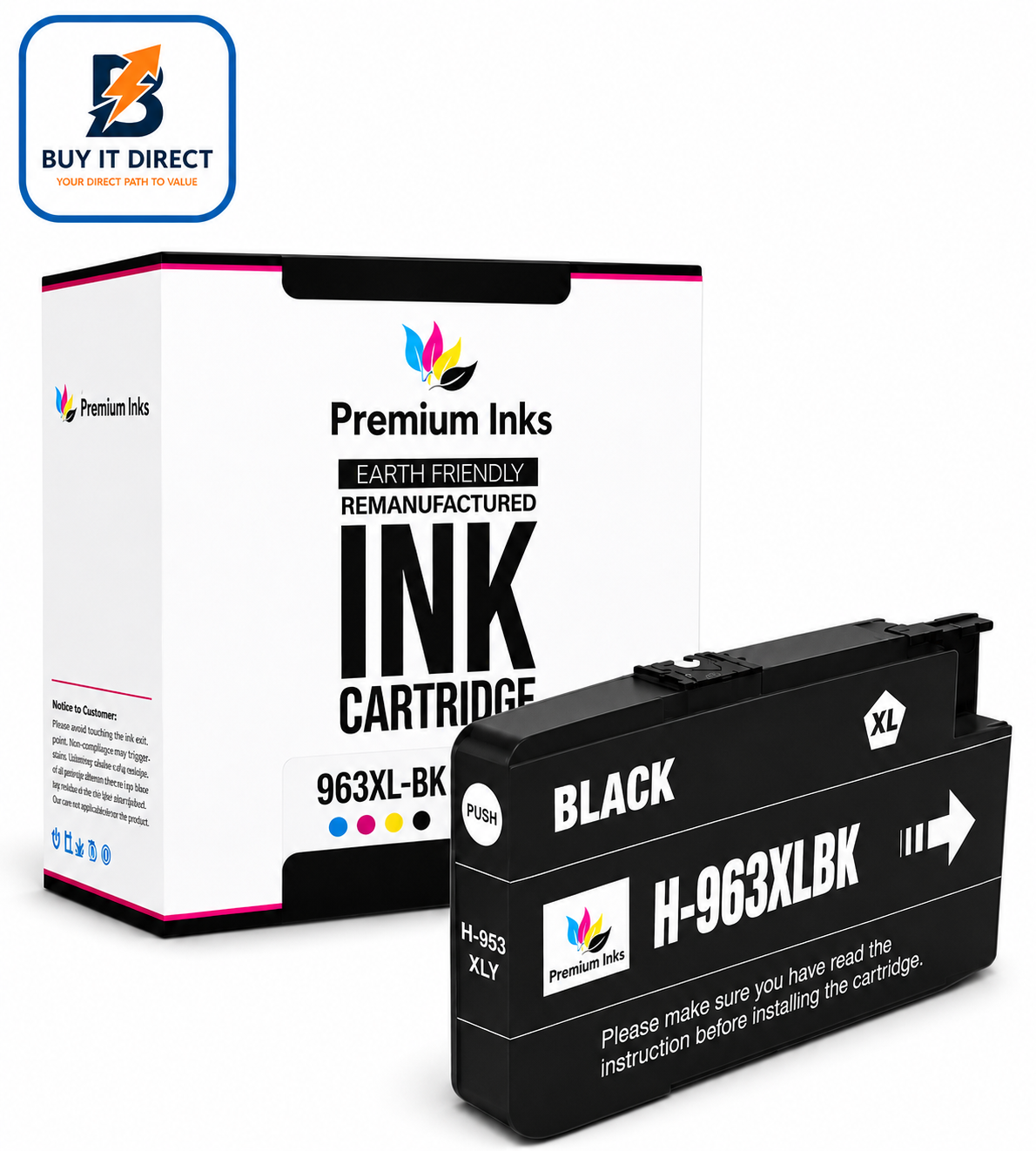 Premium Ink for HP 963xL Black Compatible Ink Cartridge for HP Printers