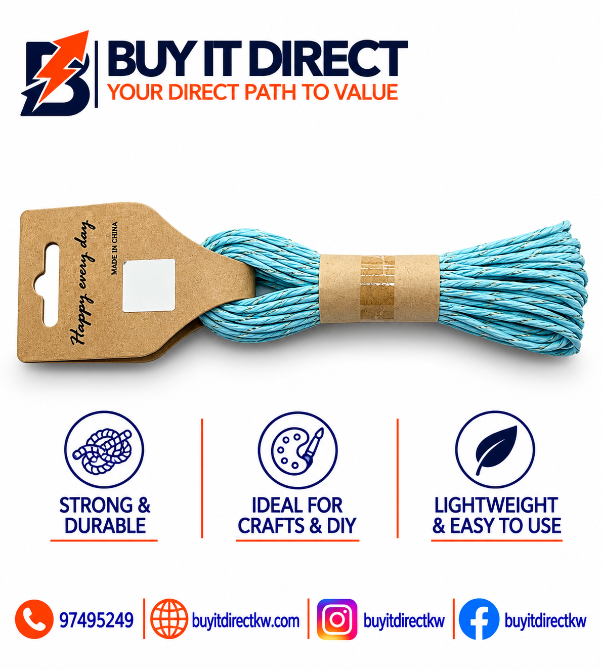 Small Light Blue Rope