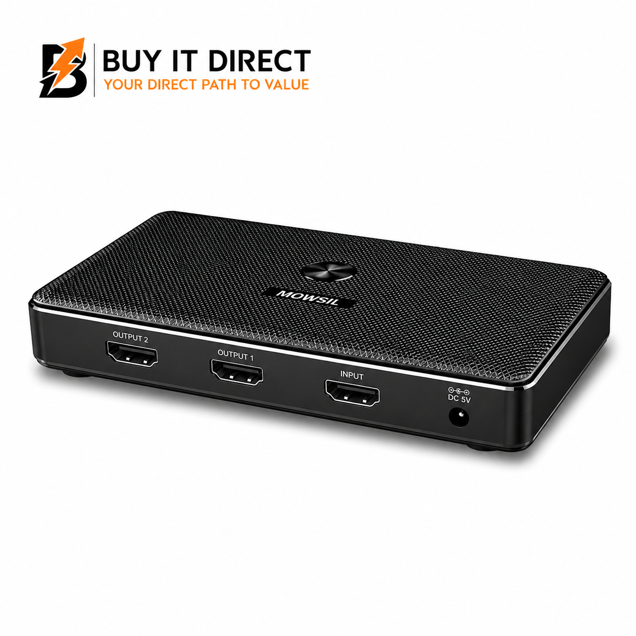 Mowsil HDMI Splitter 1x2 4K 60Hz HDMI 2 0 HDCP 2 2 HDR 3D