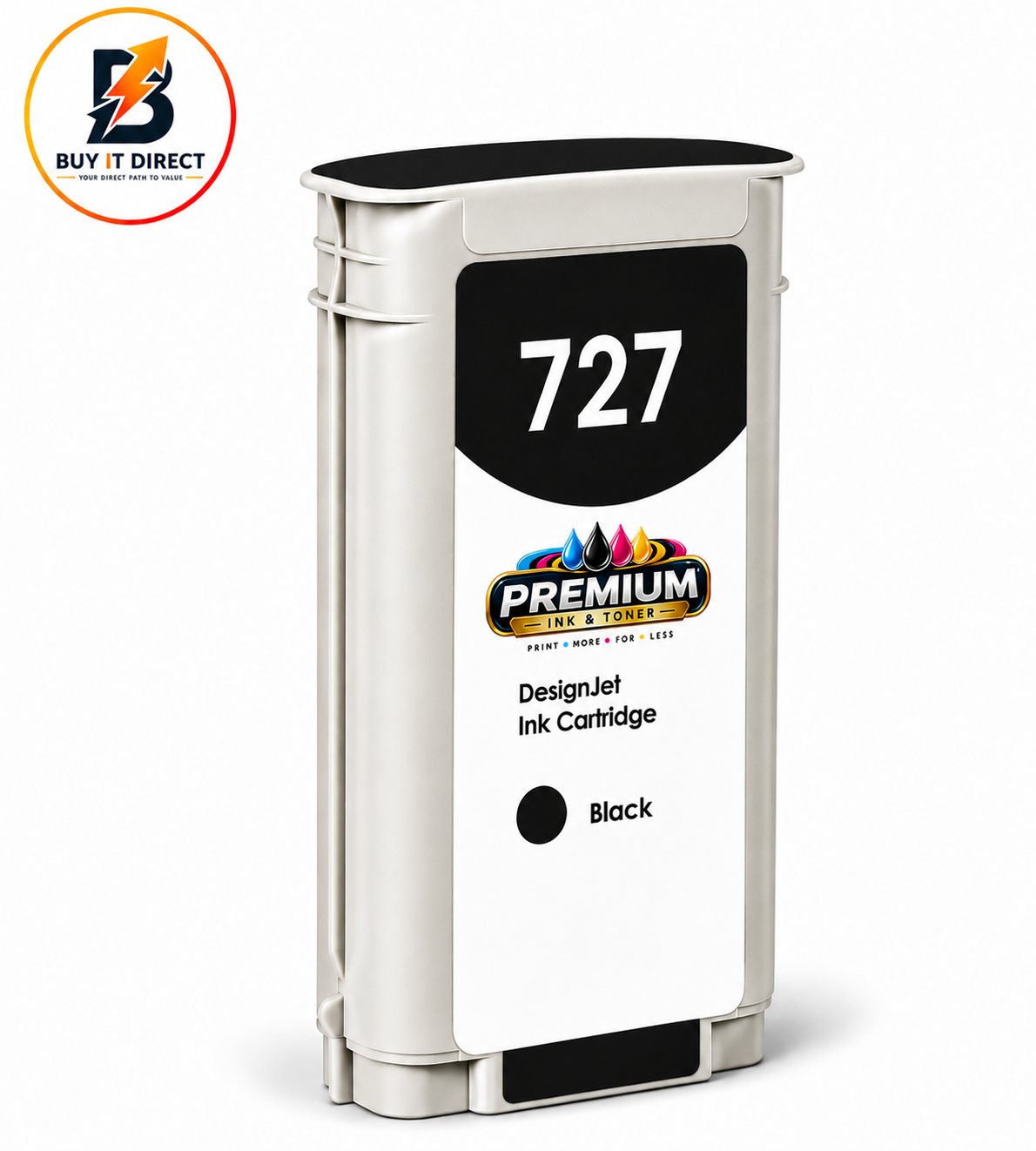 Premium Ink for HP 727 Black