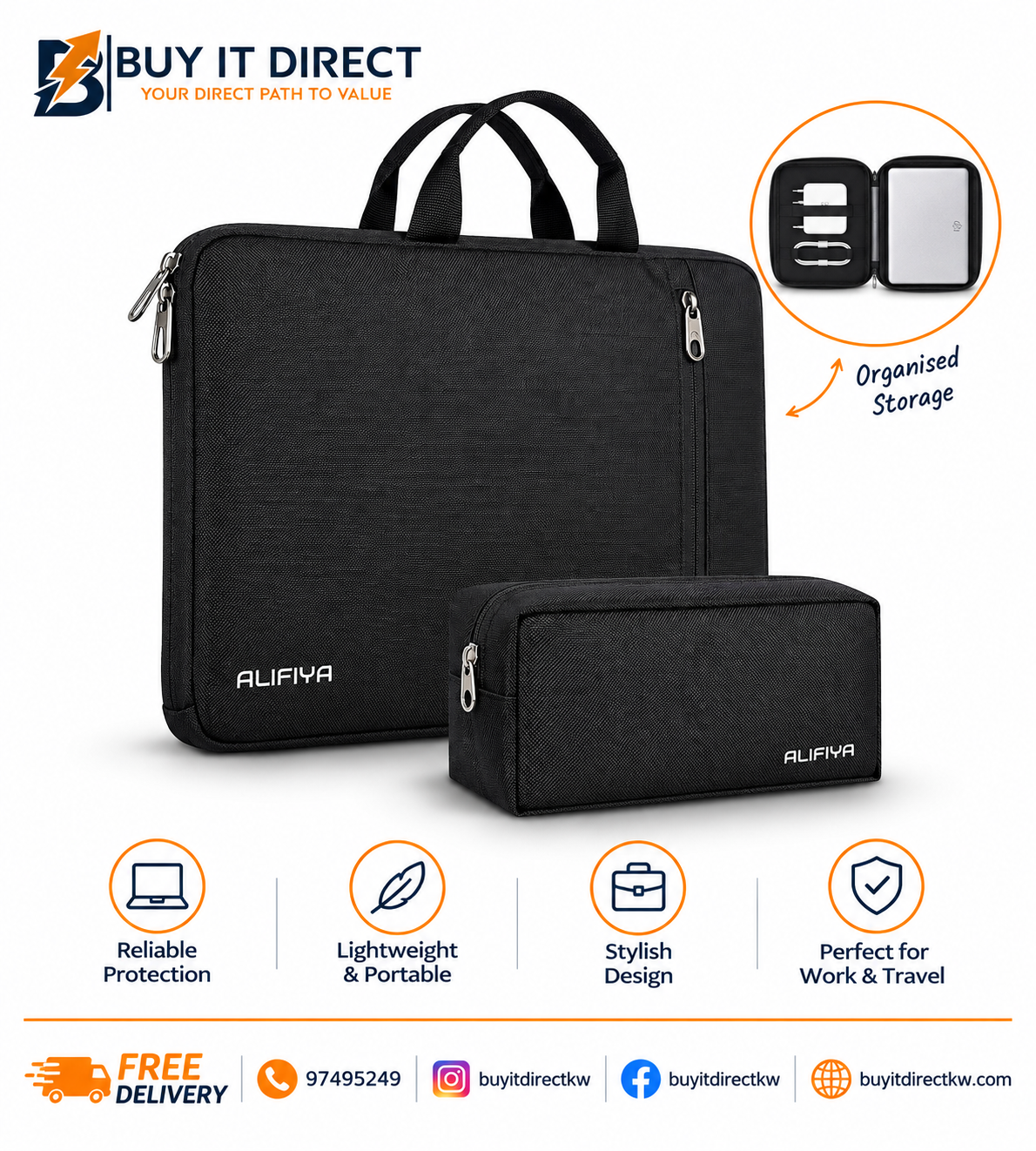 NB T8821PL 16 Inch Laptop Sleeve