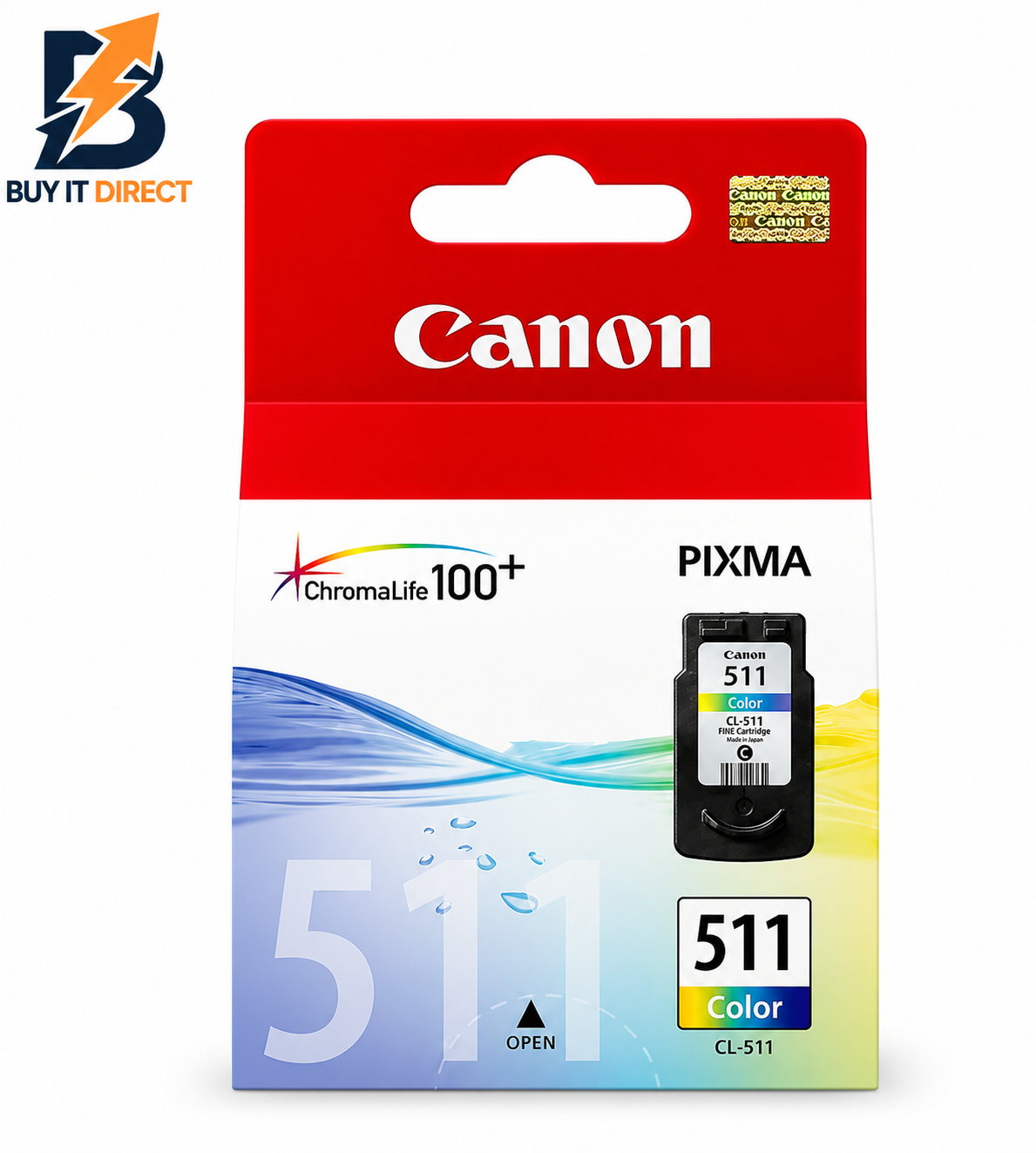 Canon 511 Tri-color Ink Cartridge