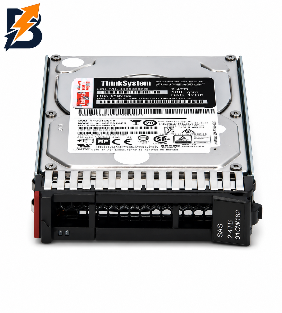 ThinkSystem 2.5in 2.4TB 10K SAS 12Gb Hot Swap 512e HDD (7XB7A00069)