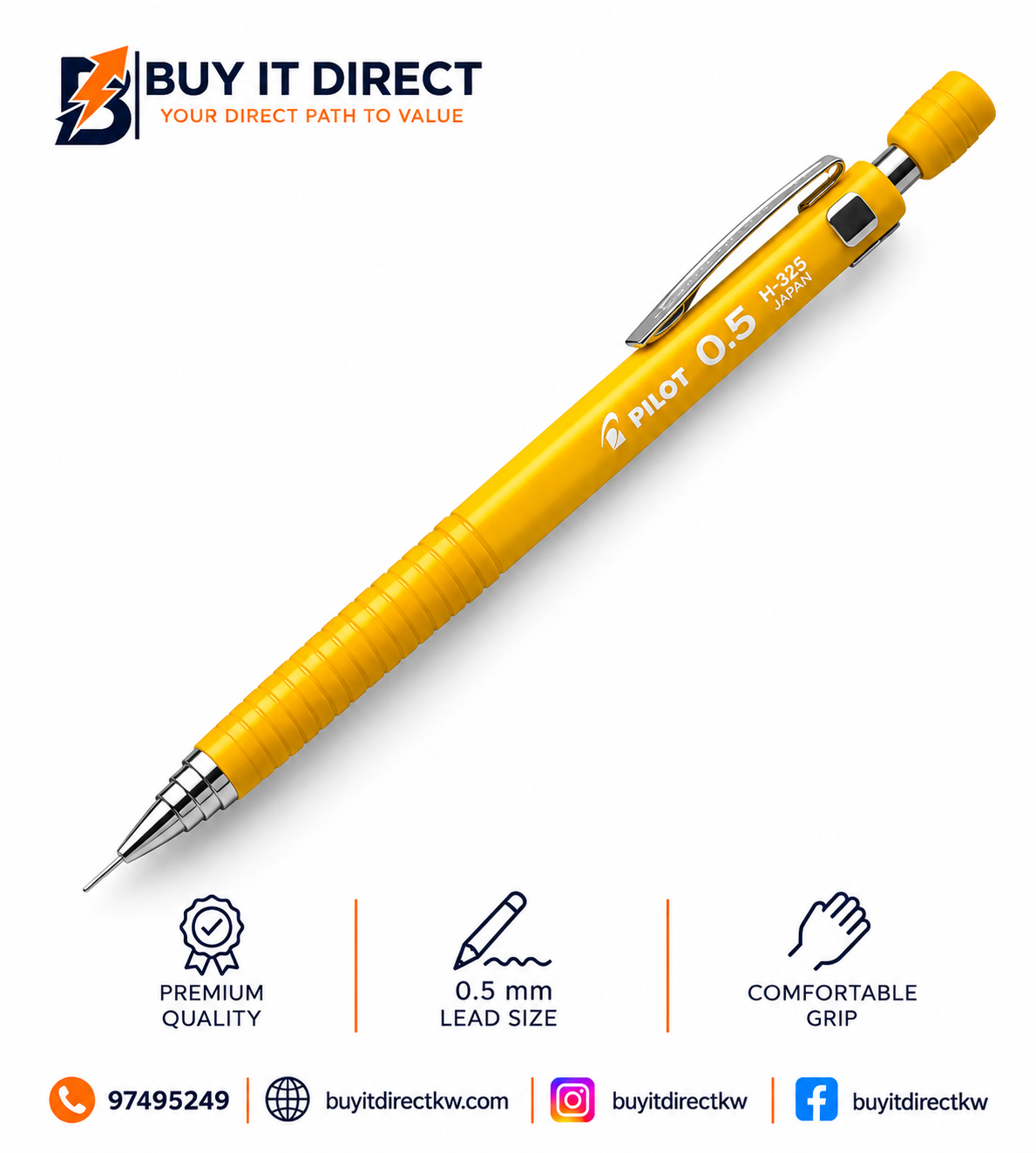 PILOT 0.3mm Mechanical Pencil