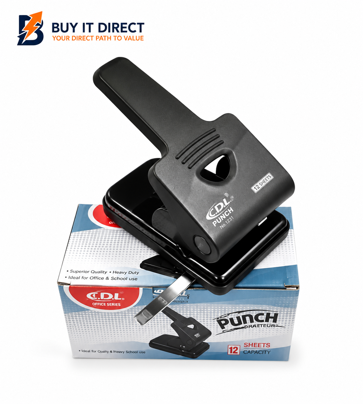 DINGLI Heavy Duty Two Hole Punch DL0870