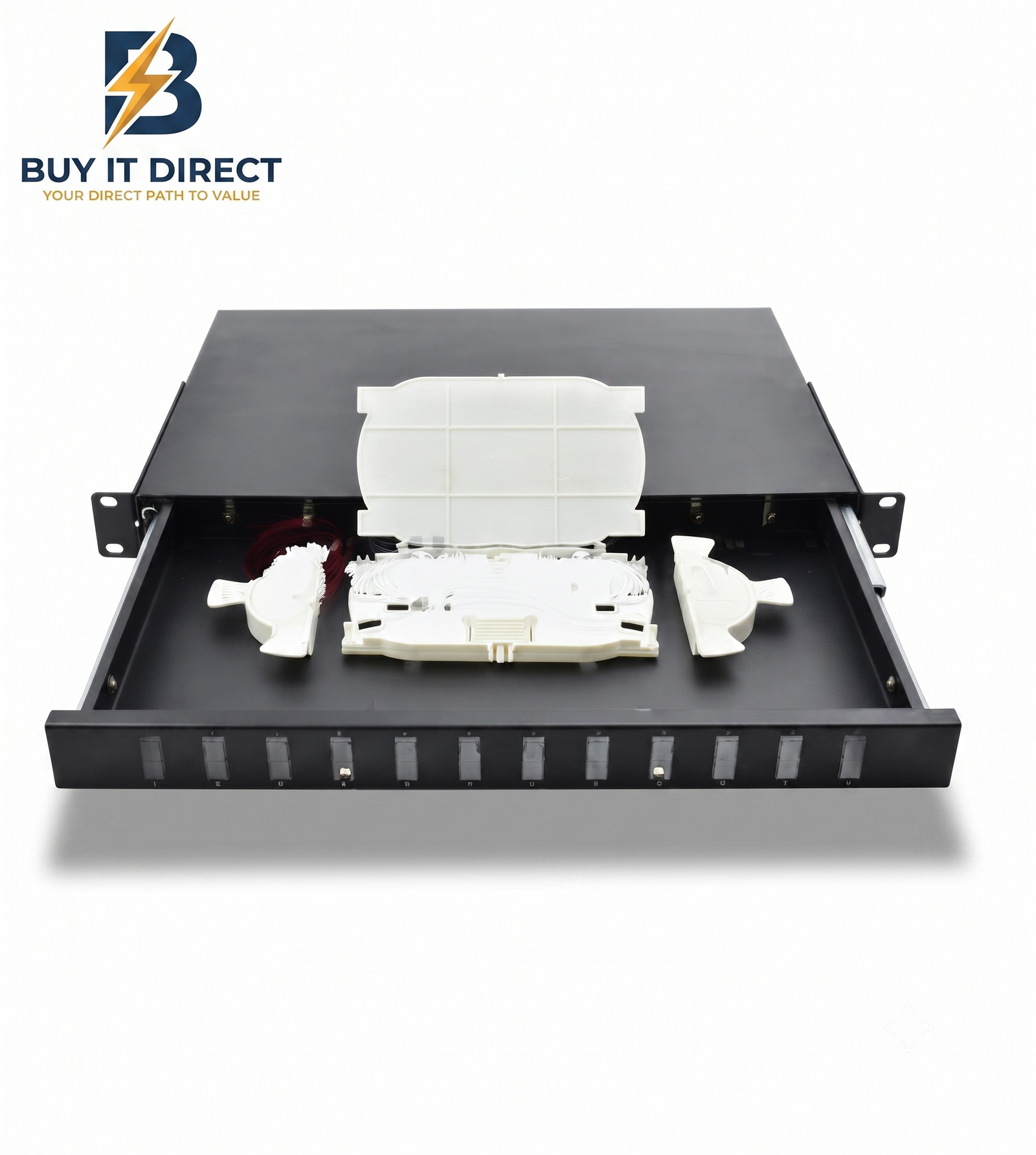 Fiber Patch Panel Rackmount Sc 12 Port Kuwes