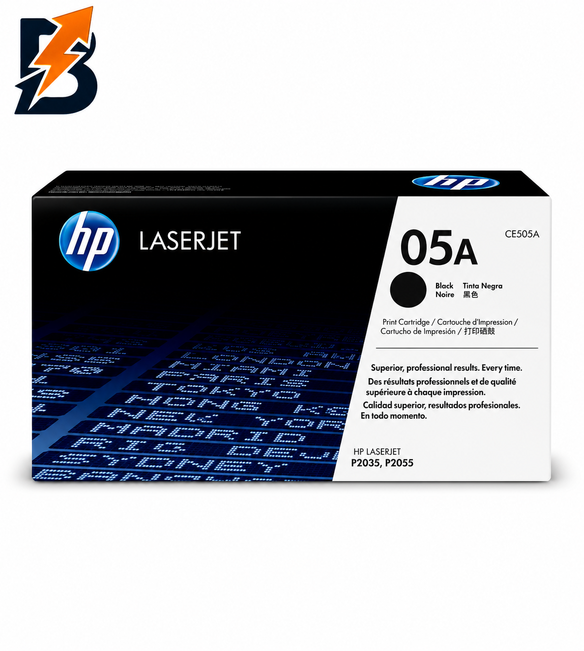 HP 05A Black Color – 2.3K Pages / Black Color / Toner Cartridge – (CE505A) 