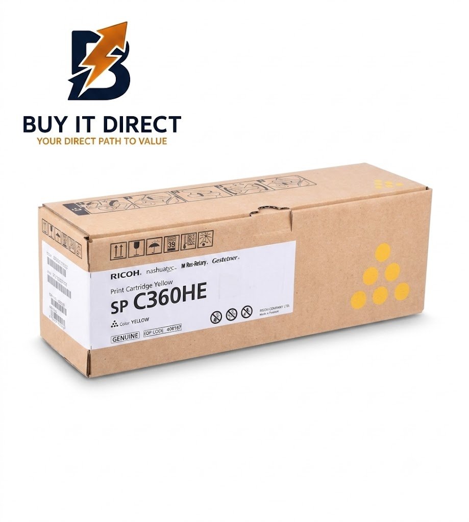 Ricoh SP C360HE Original Toner Cartridge Yellow