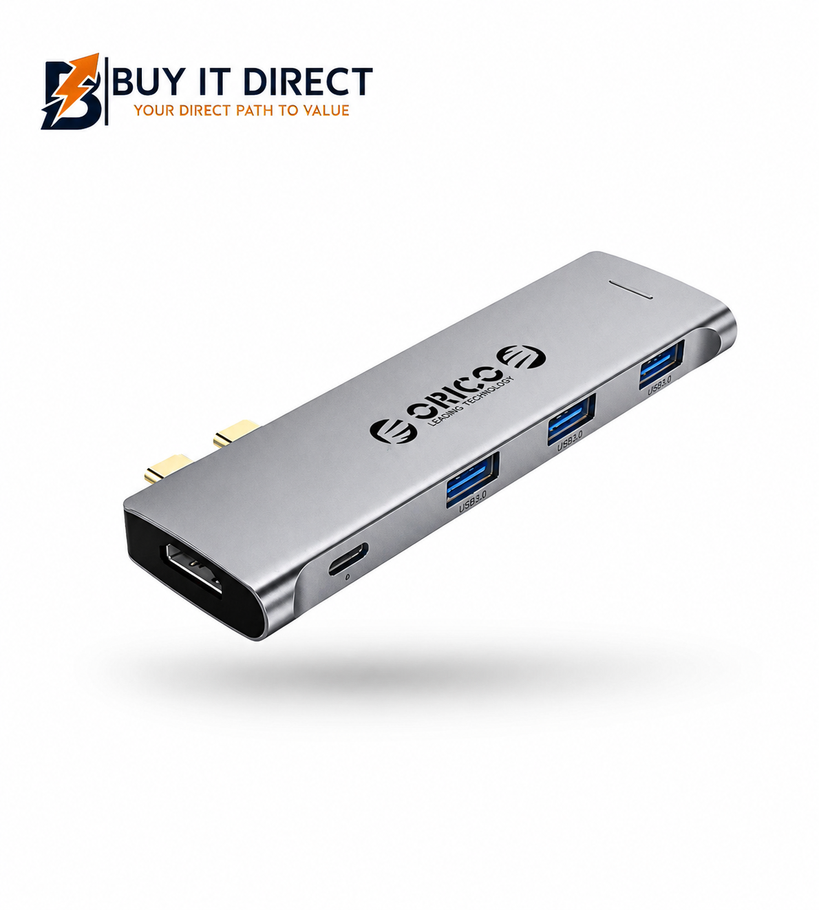 ORICO Type C 5 In 1 Docking Station Grey