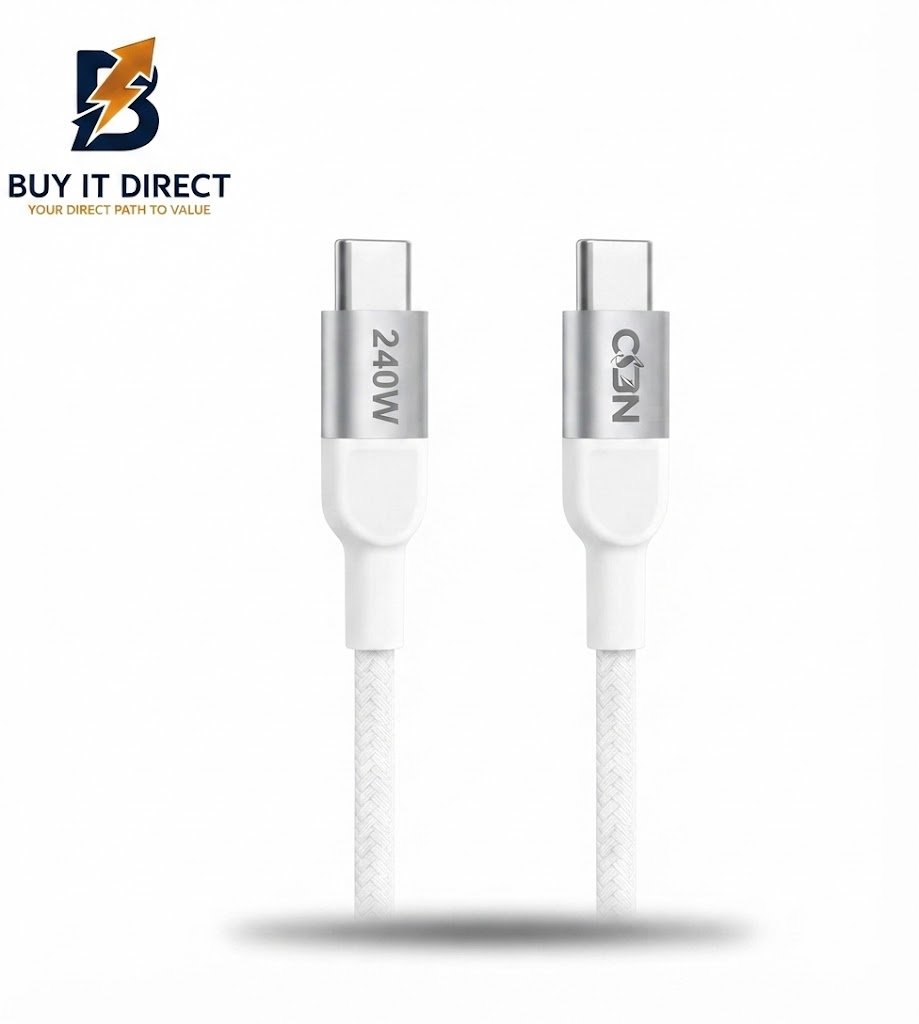 Neo NE9-DA64 USB-C to USB-C Cable 240W 1.2M - White