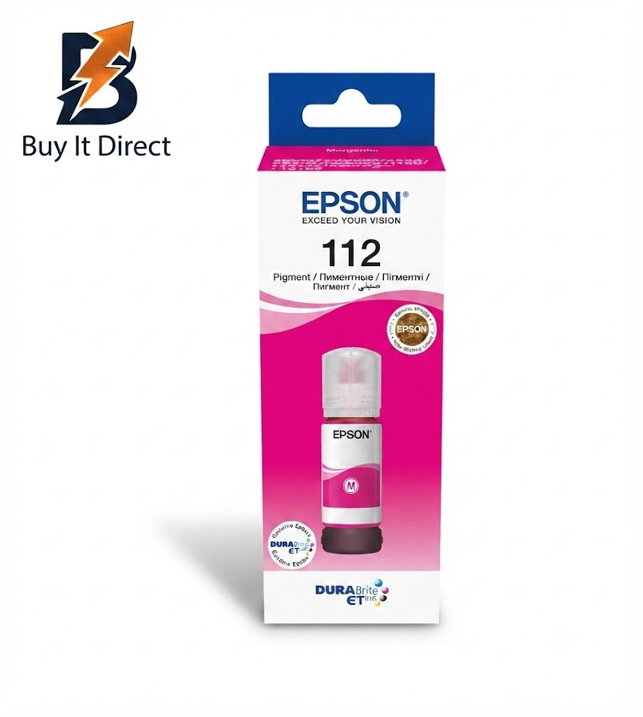 1 × عبوة حبر Epson 112 EcoTank Pigment Magenta سعة 70 مل