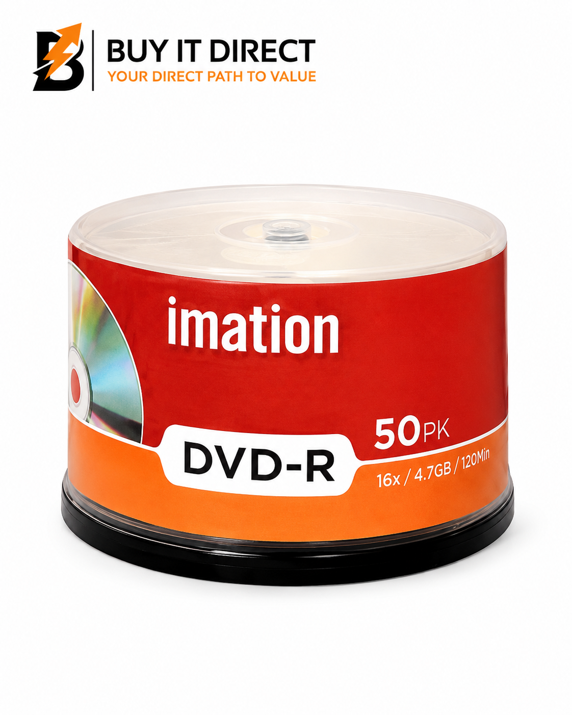 Imation DVD R 4.7GB Blank Discs 50 Pack Spindle