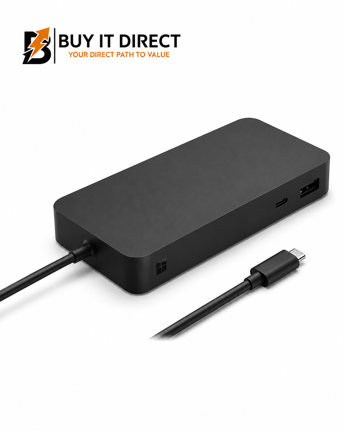 Microsoft Surface Thunderbolt 4 Dock USB C USB A 2.5Gb Ethernet Dual 4K Black