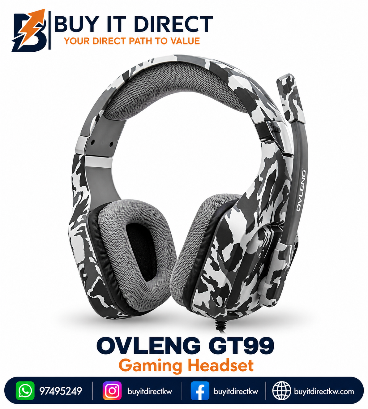 OVLENG GT99 Gaming Headset