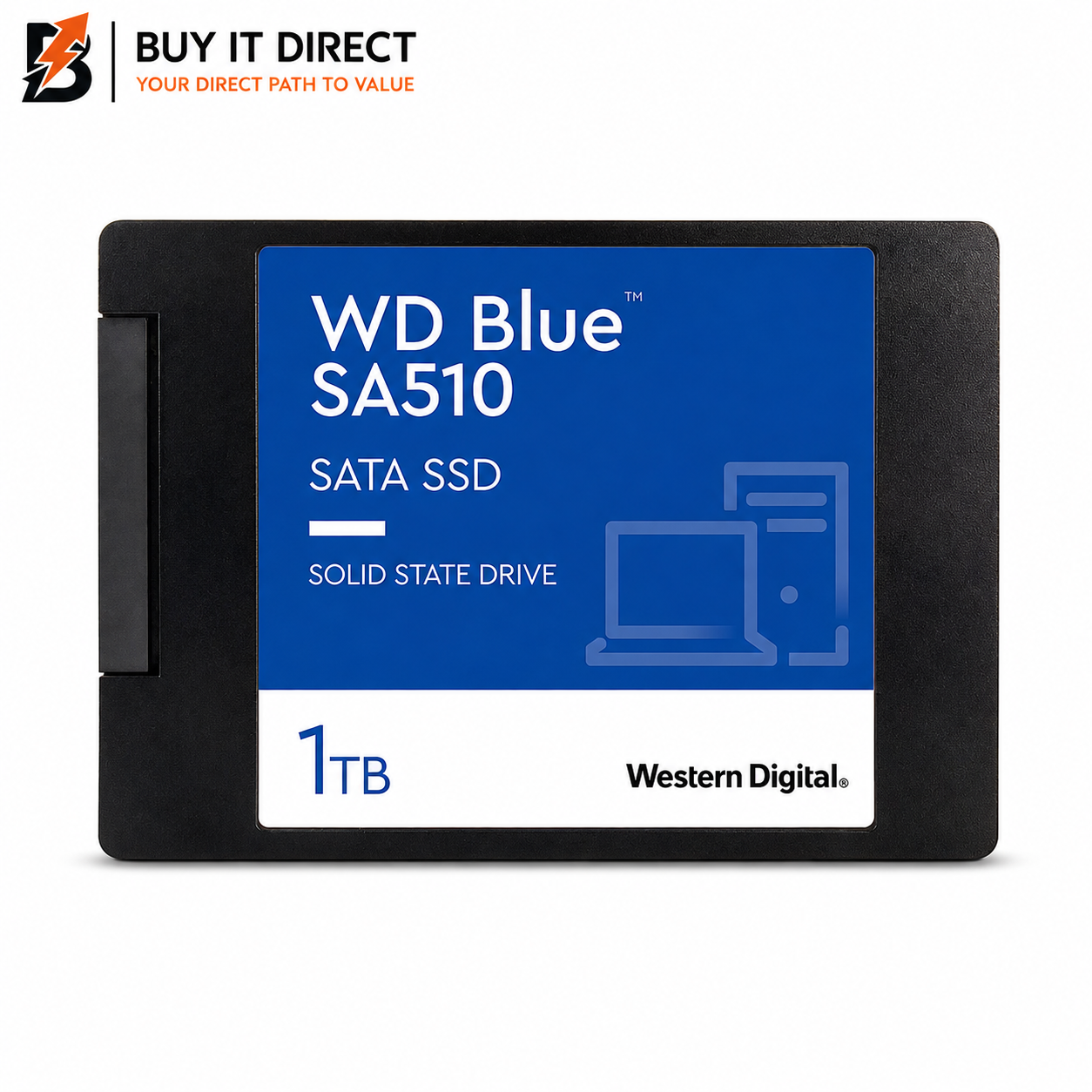 WD Blue SA510 SATA SSD 1TB 2.5 Inch SATA III Solid State Drive