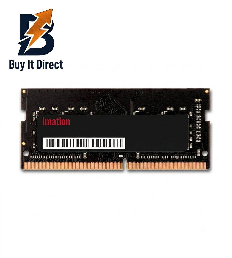 ذاكرة وصول عشوائي (RAM) من نوع DDR4 بسعة 32 جيجابايت وتردد 3200 ميجاهرتز من نوع SODIMM لأجهزة الكمبيوتر المحمول من شركة Imation