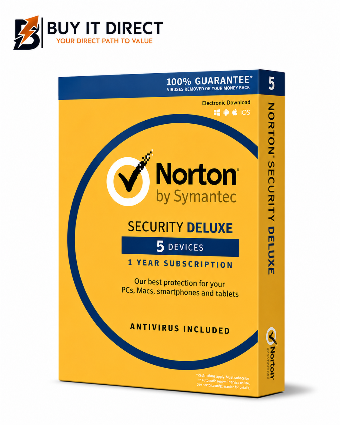 Norton Security Deluxe 5 Devices Antivirus and Internet Security