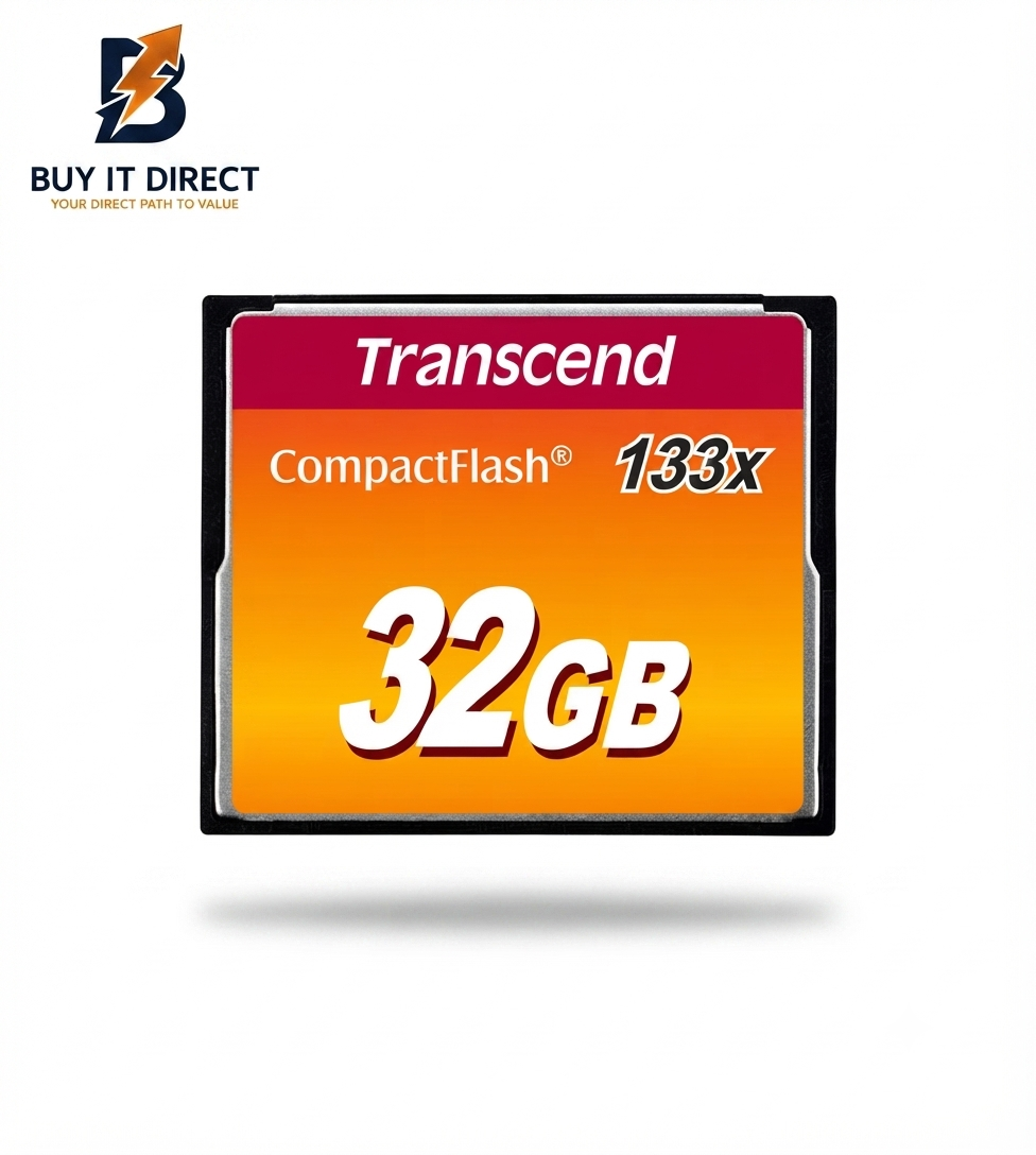 TRANSCEND 32GB COMPACT FLASH MEMORY CARD 133X