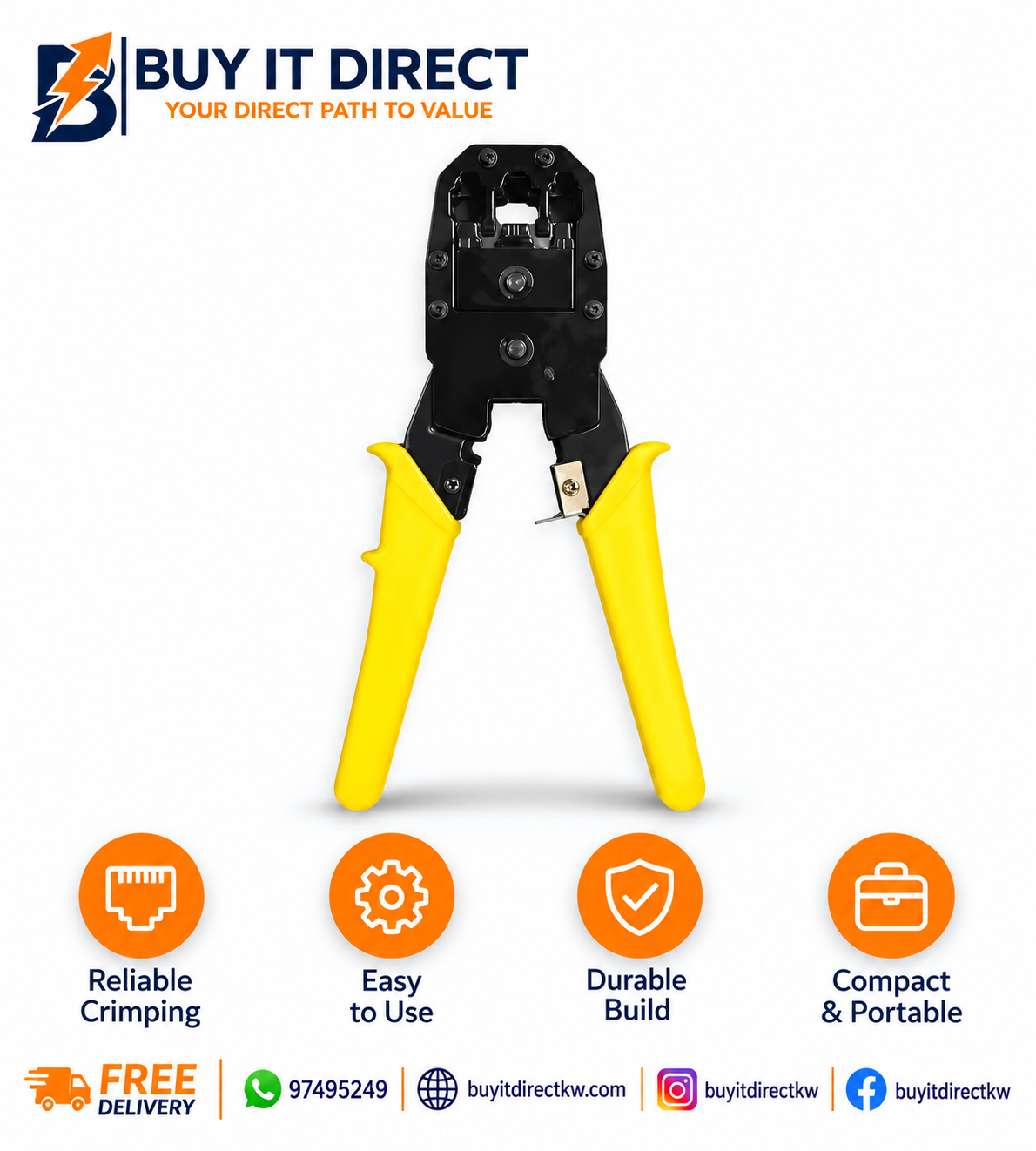 5486 3 In 1 Crimping Tool