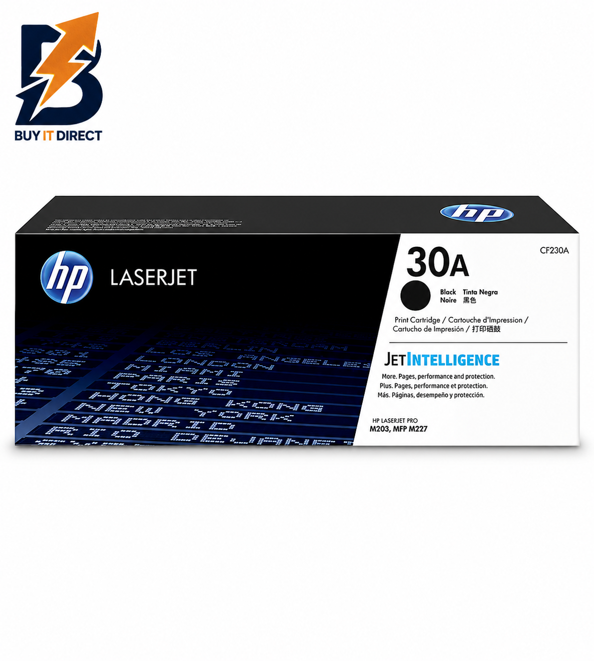 HP 30A أسود Color – 1.6K Pages / أسود Color / خرطوشة تونر – (CF230A)