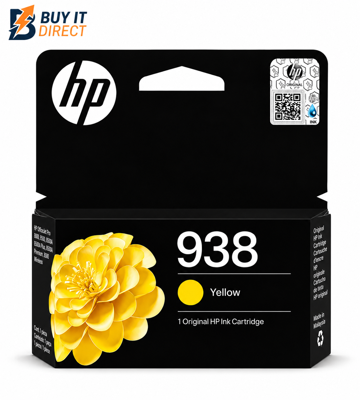 خرطوشة حبر HP 938 الصفراء