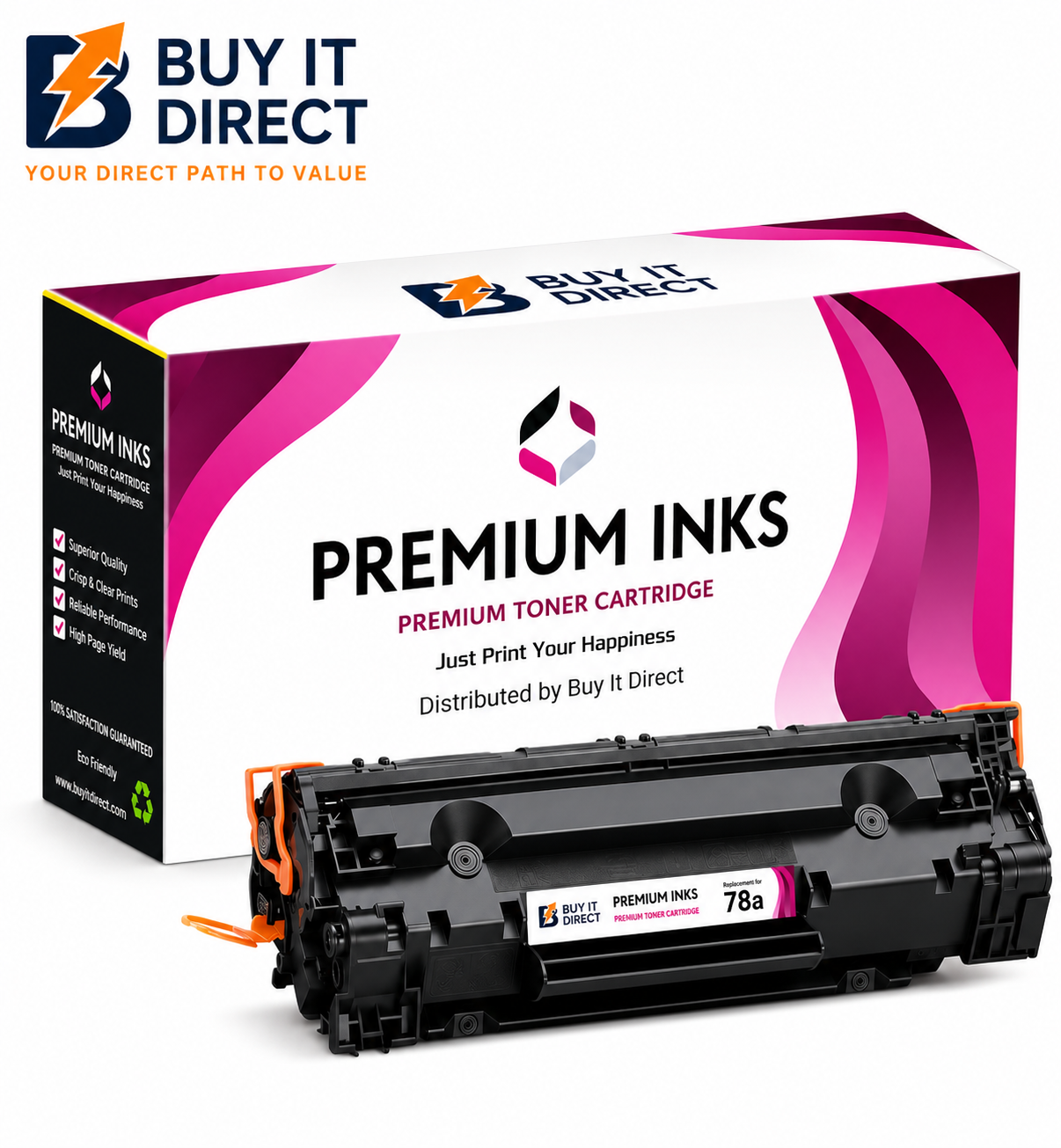 Premium 78A Compatible Toner Cartridge for HP LaserJet Printers