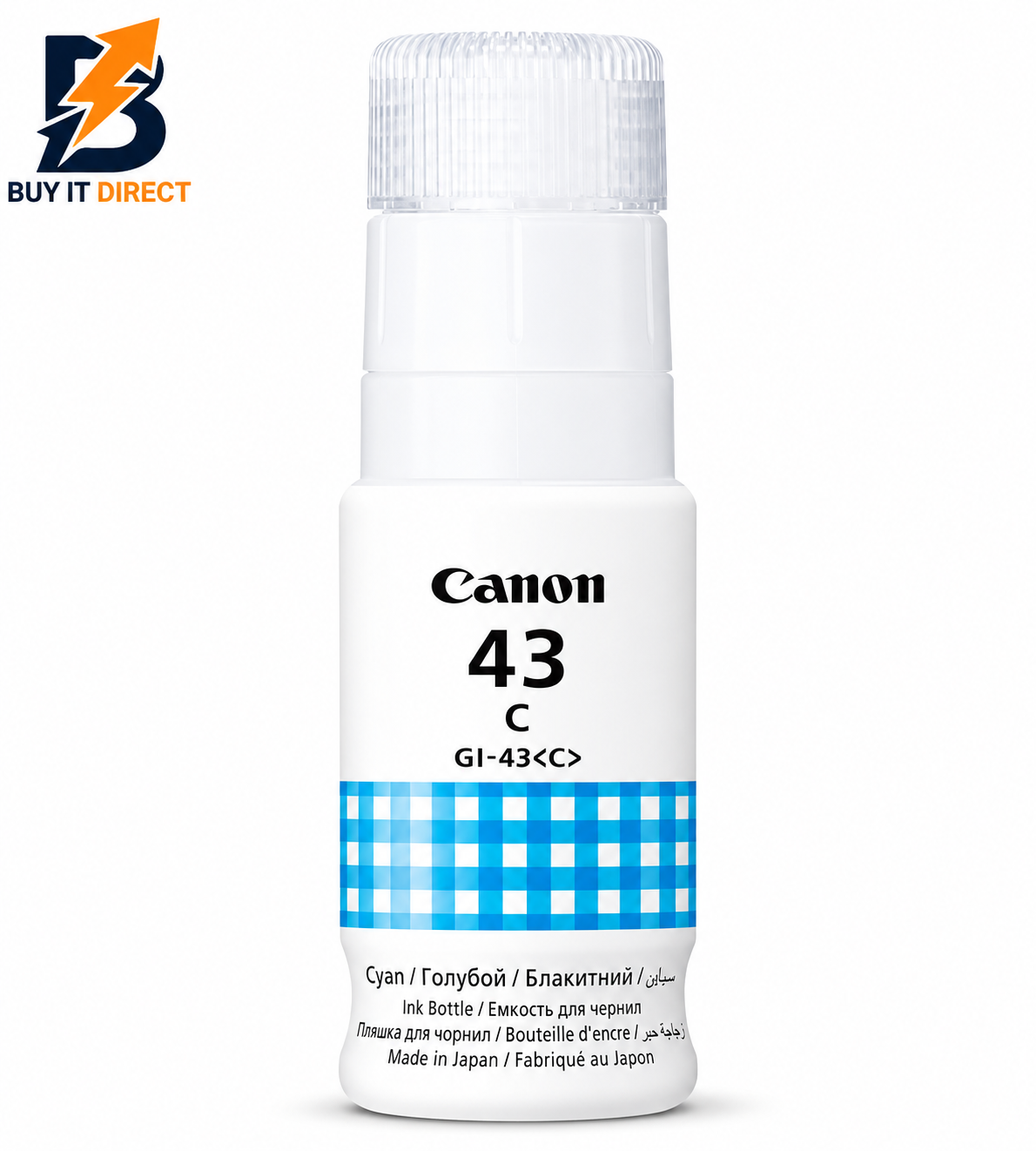 Canon GI-43 Ink Bottle Cyan Color