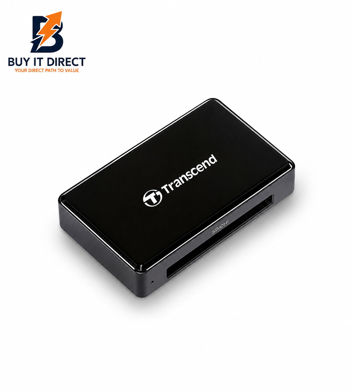 Transcend ‎ CFast 2.0 RDF2 USB 3.1 Gen 1 Interface Card Reader For CFast Memory Cards USB Type-A, Black – TS-RDF2
