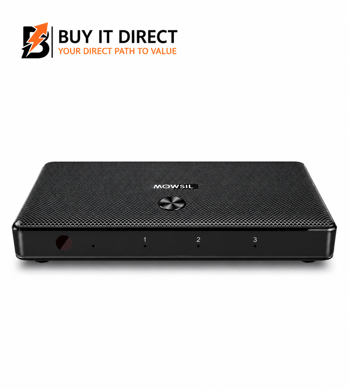 Mowsil 3 Port HDMI Switch 4K 60Hz HDMI 2 0 18Gbps HDR HDCP 2 2 3D IR Remote