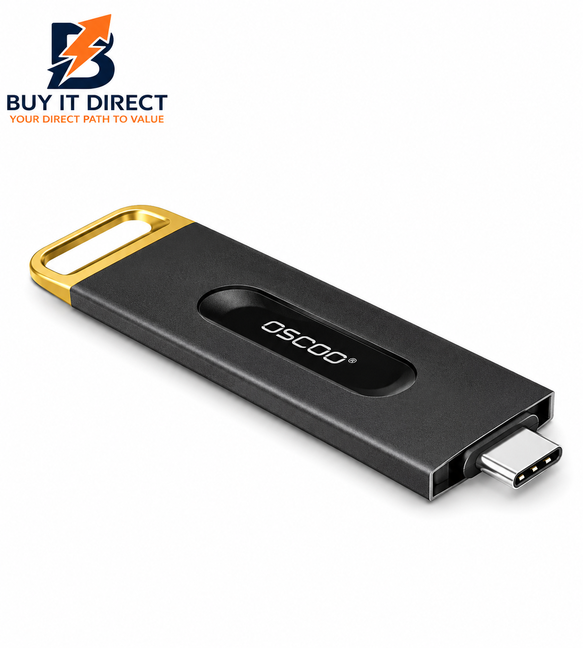 محرك أقراص SSD محمول أوسكو D8 سعة 512 جيجابايت USB 3.2 Gen 2x2 بمنفذ Type C