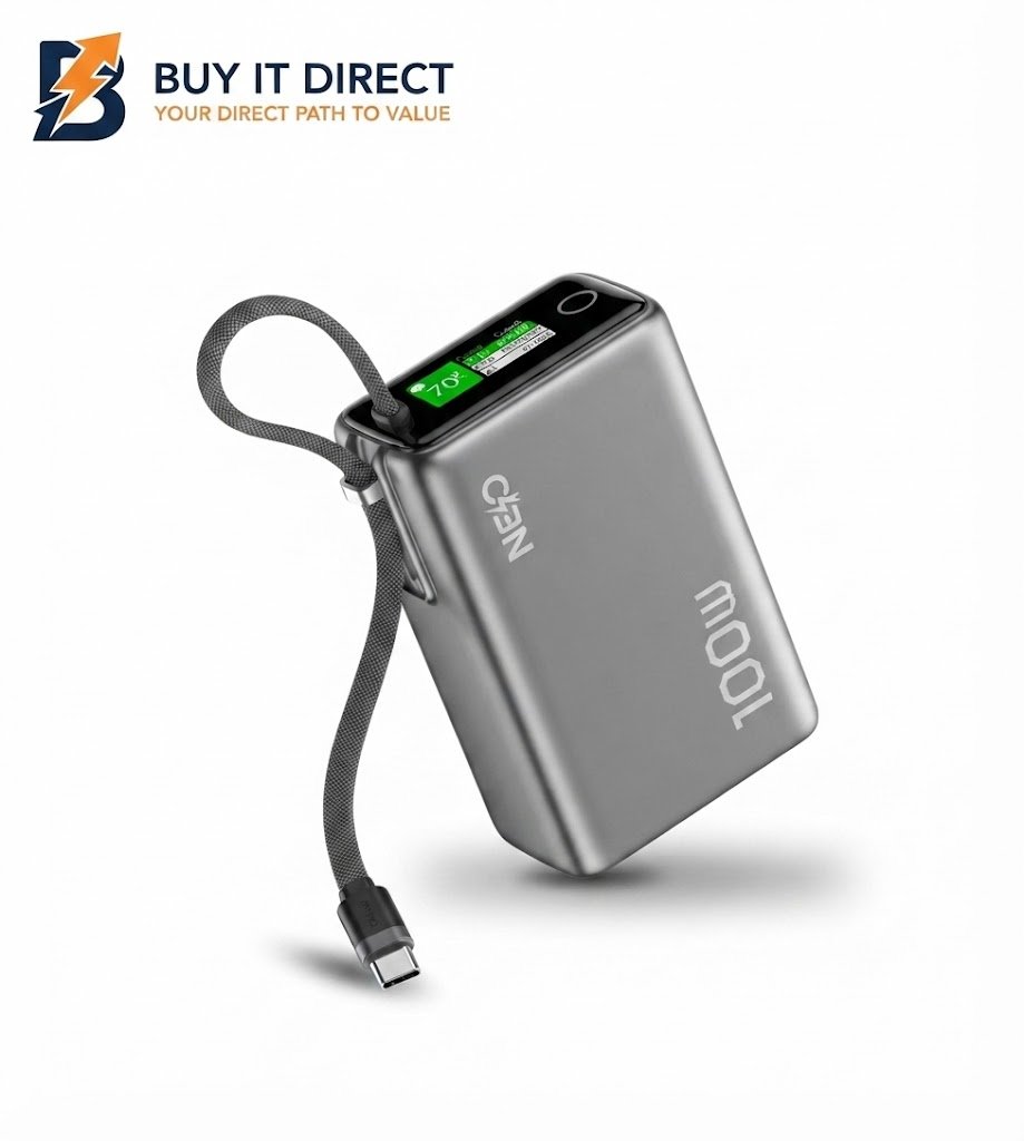 Neo Power Bank NE1 PB47 25000mAh 100W with Built In Type C Cable